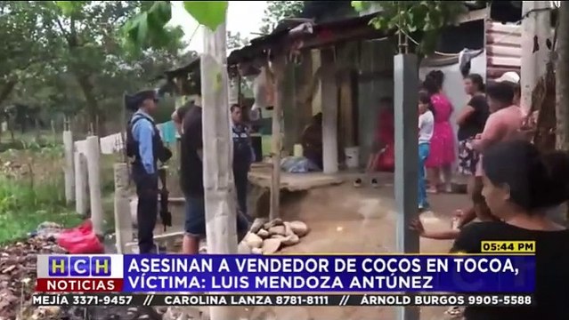 Pistoleros matan a vendedor de cocos en Tocoa, Colón