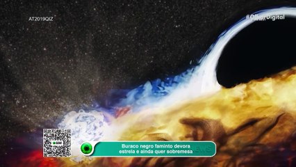 Buraco negro faminto devora estrela e ainda quer sobremesa
