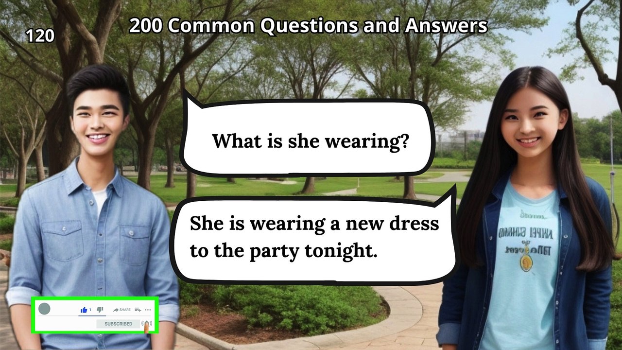 200 Q&A Present Continuous (Part 11)