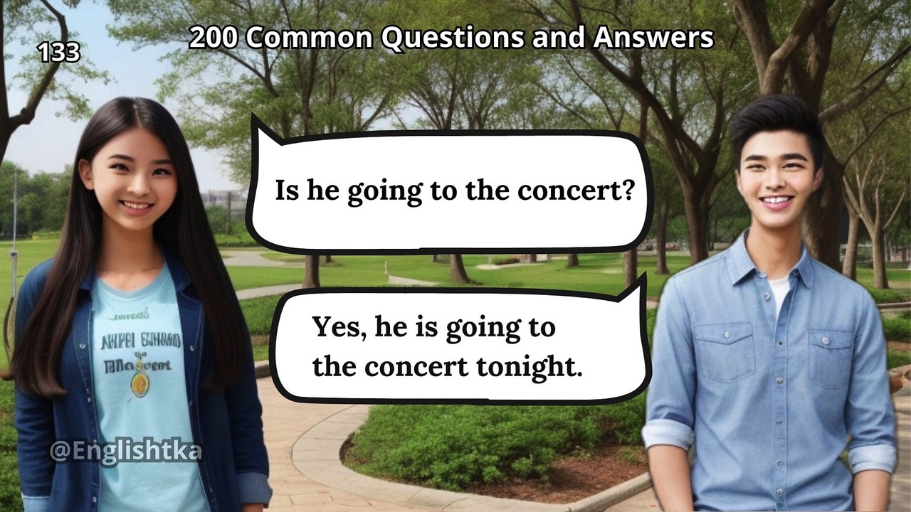 200 Q&A Present Continuous (Part 12)