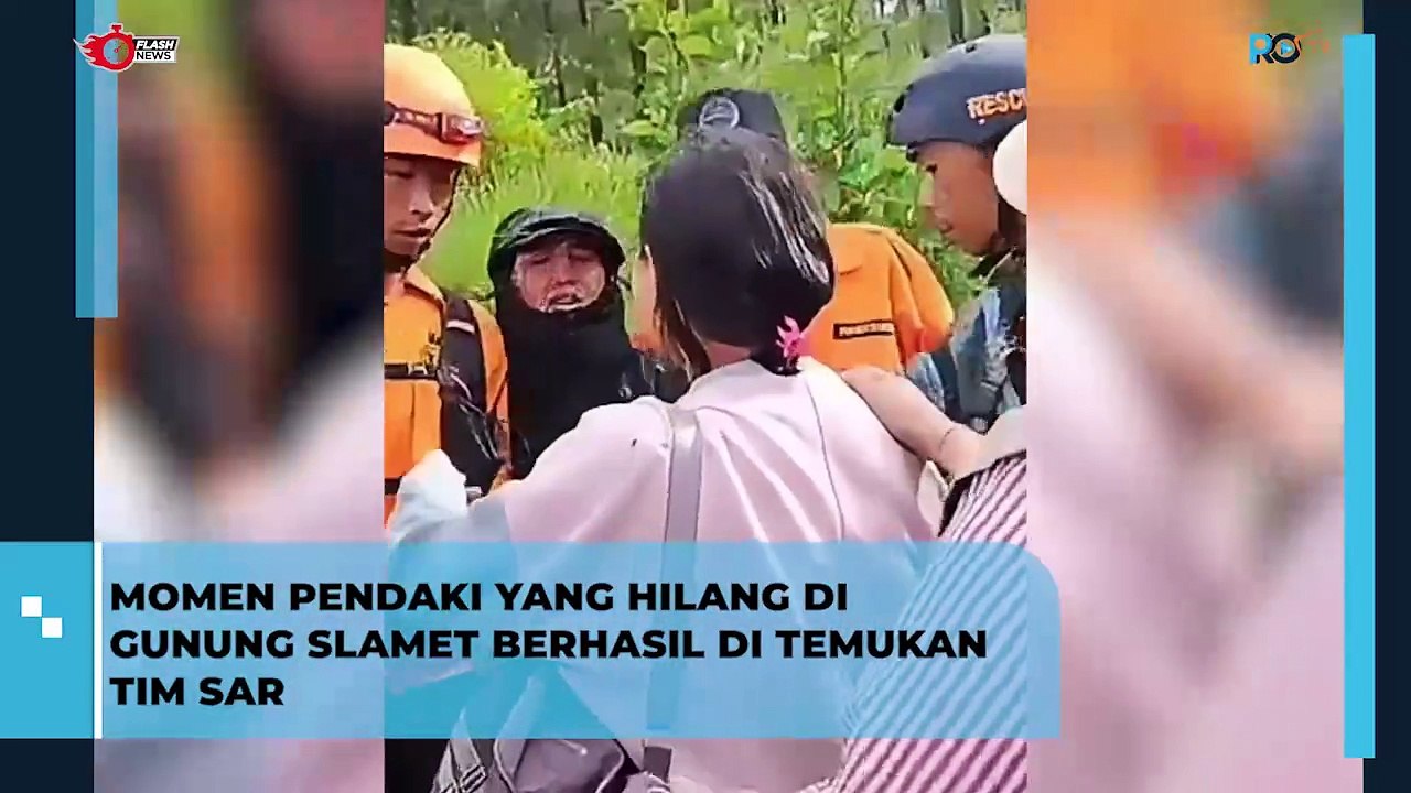 Mengharukan, Viral Momen Pendaki yang Hilang di Gunung Slamet Ditemukan oleh Tim SAR