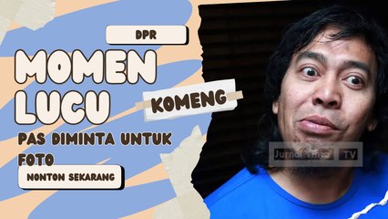 Moment Lucu Komeng yang Dimintai untuk Foto Jadi Sorotan