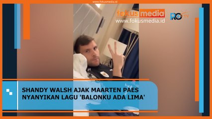 Shandy Walsh Ajak Maarten Paes Nyanyikan Lagu 'Balonku Ada Lima'
