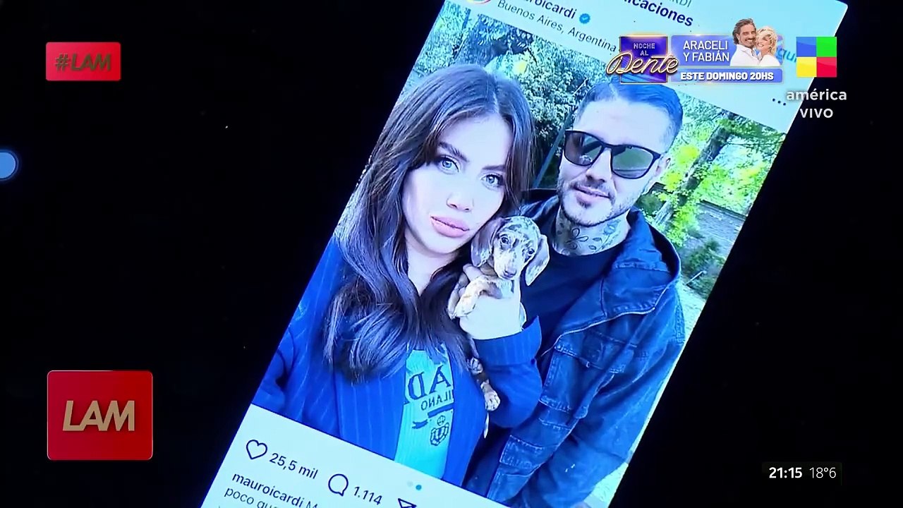 Mauro Icardi SUBIÓ UNA FOTO ROMÁNTICA con Wanda Nara a su cuenta de Instagram