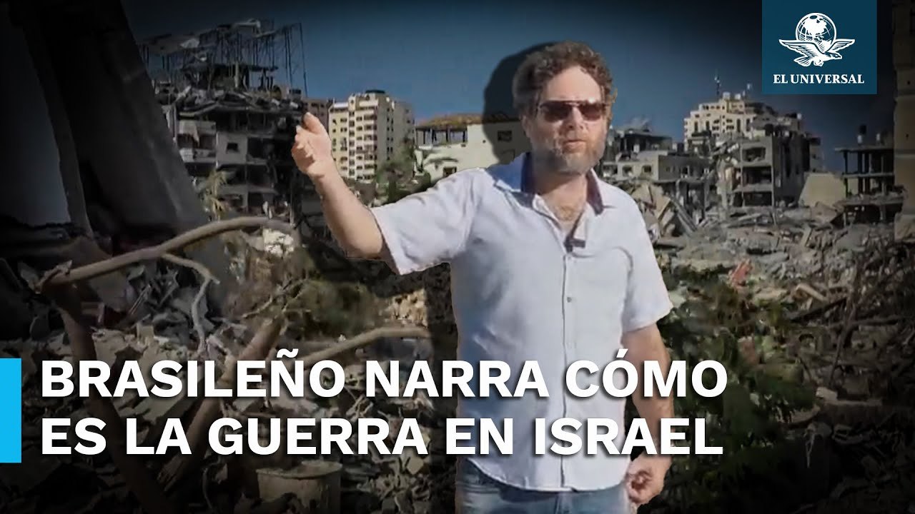 “Me acostumbré a escuchar explosiones”  brasileño en Israel cuenta cómo ha sido vivir la guerra