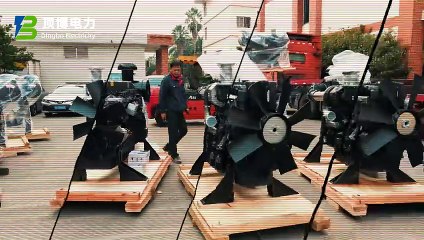 What checks need to be done upon receiving a diesel generator?