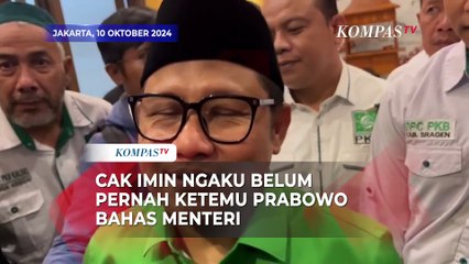 Soal Jatah Menteri, Muhaimin Ngaku Belum Diajak Prabowo Bertemu