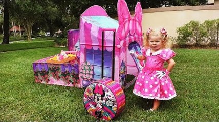 Диана - МИННИ МАУС, Новый домик-палатка для Minnie Mouse