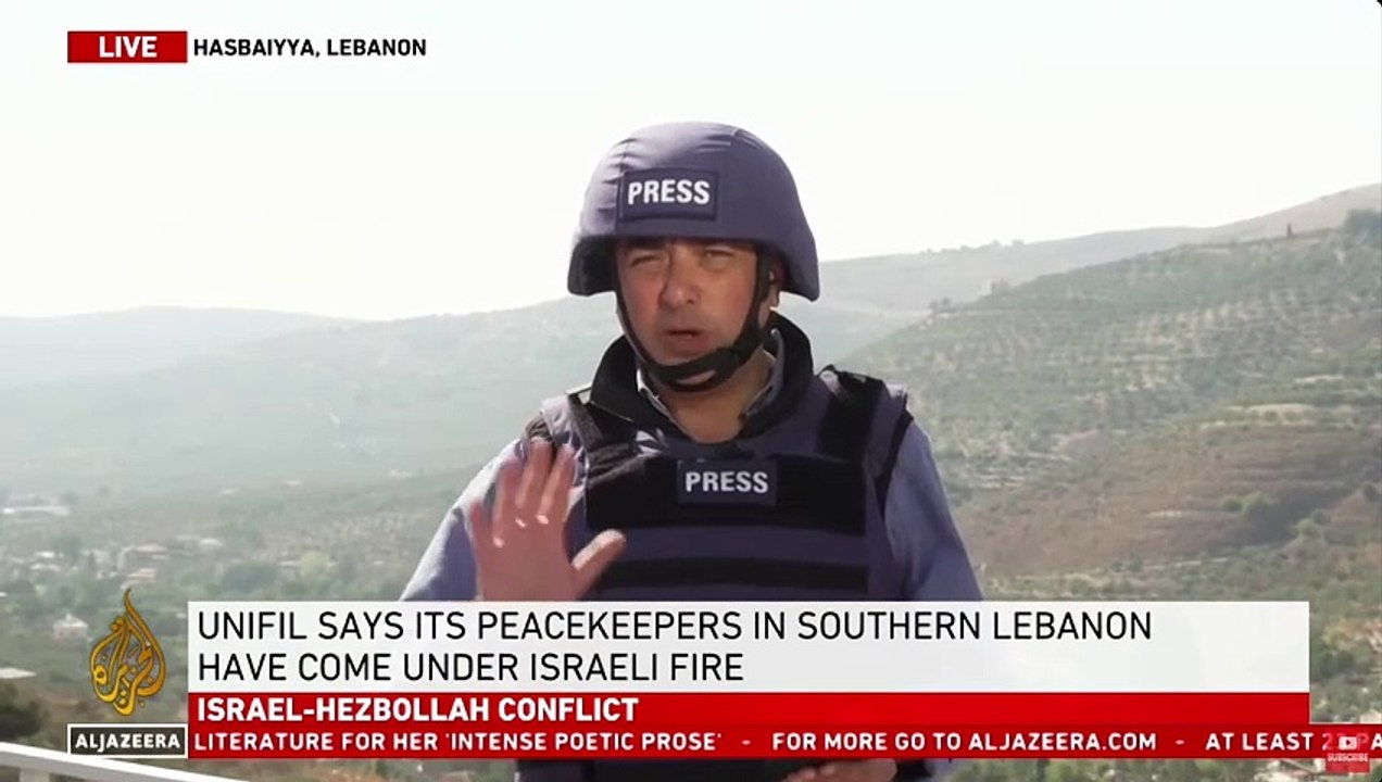 "Israeli Troops Open Fire on UN Peacekeepers in Lebanon | Al Jazeera Newsfeed Coverage"