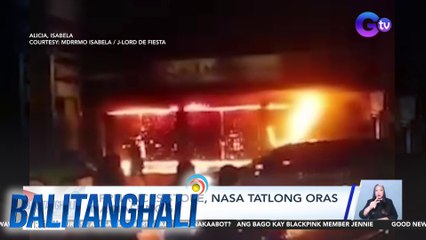 Appliances store, nasa tatlong oras na nasunog | Balitanghali