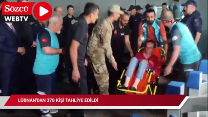 Gemiler Mersin'de, 378 kişi Lübnan'dan tahliye edildi