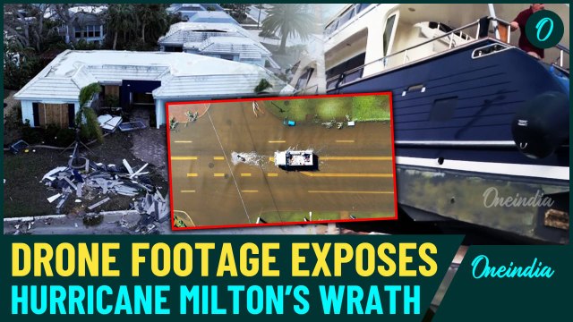 VIDEO| Hurricane Milton Leaves 14 Dead, 3 Million Without Power; Drone Captures Extent of Damage