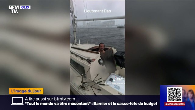 En Floride, le lieutenant Dan a décidé d'affronter l'ouragan Milton depuis son bateau, qu'il ne voulait pas quitter