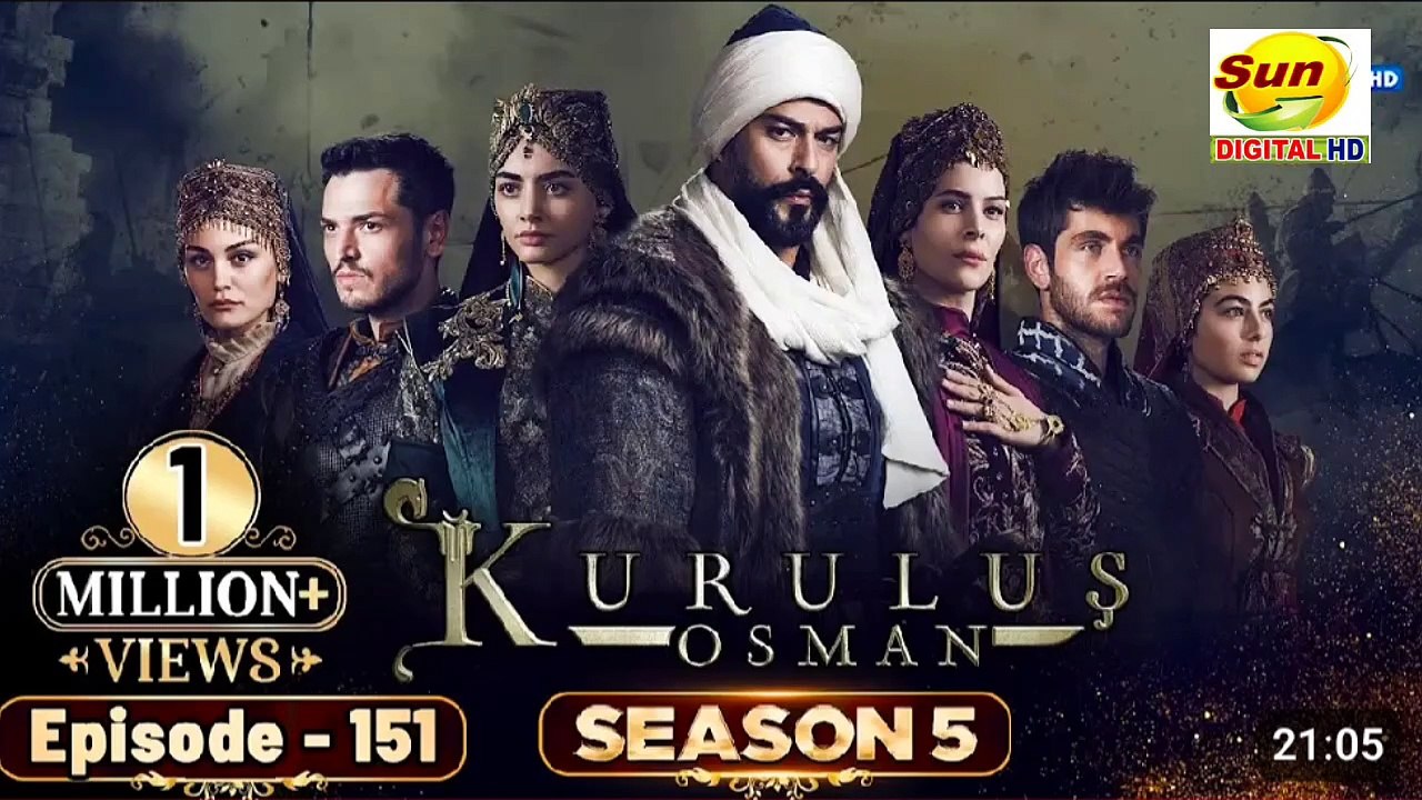 Kurulus Osman Season 05 Episode 151 - Urdu Dubbed | Sun Digital HD Channel