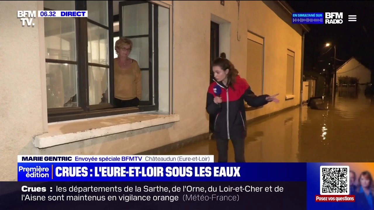 "En l'espace de deux heures, l'eau est montée de plus d'une dizaine de centimètres au rez-de-chaussée": à Châteaudun (Eure-et-Loir), certains habitants ont été surpris par les inondations