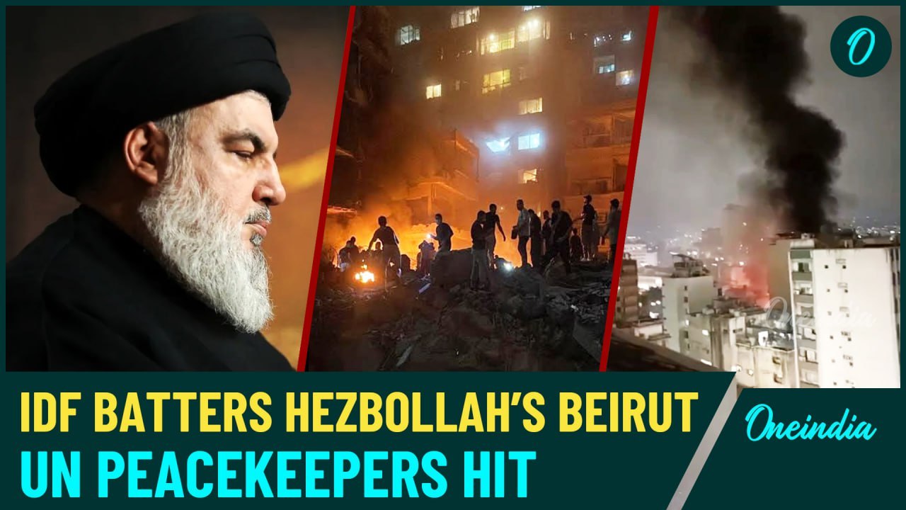 WATCH| Beirut in Ruins As IDF Strikes Kill 22, Hit UN Peacekeepers, Dire Warning from UN