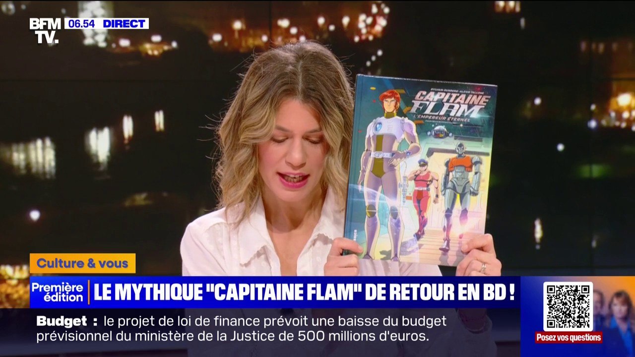 "Capitaine Flam", le dessin animé culte des années 80, de retour en bande-dessinée