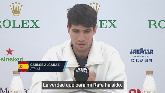 Alcaraz: Rafa es una de las principales razones por las que he querido ser profesional de tenis