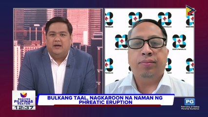 Bulkang Taal, nagkaroon na naman ng phreatic eruption