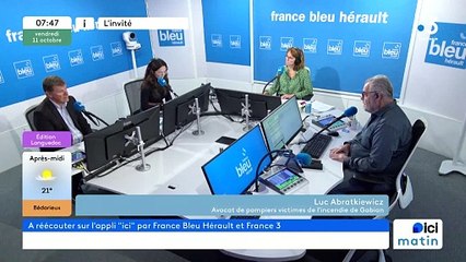 Luc Abratkiewicz, avocat de pompiers victimes de l'incendie de Gabian