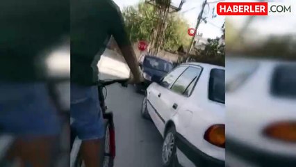 Gürültüye Tepki Gösteren Şahsın 12 Yaşındaki Çocuğu Darp Ettiği Anlar Kamerada