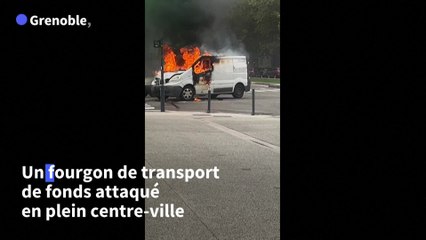 Un fourgon de transport de fonds attaqué à la kalachnikov en plein centre de Grenoble