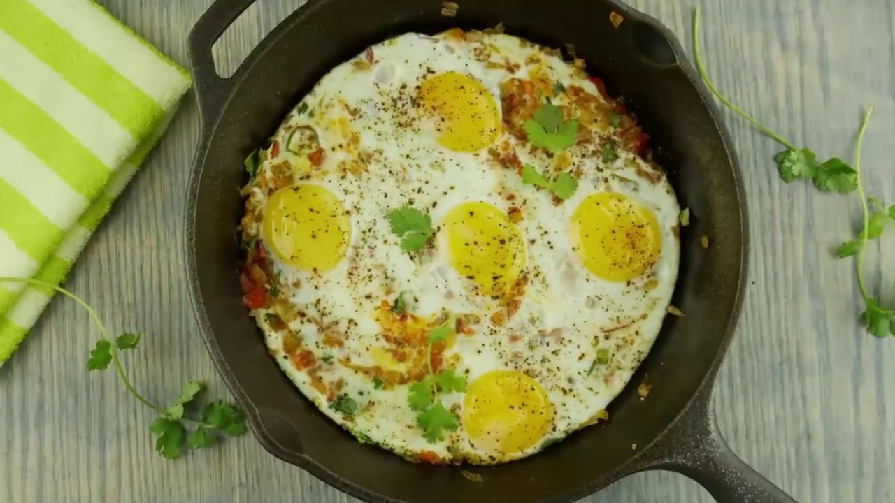 Fried Egg Salsa Recipe | Food Fusion