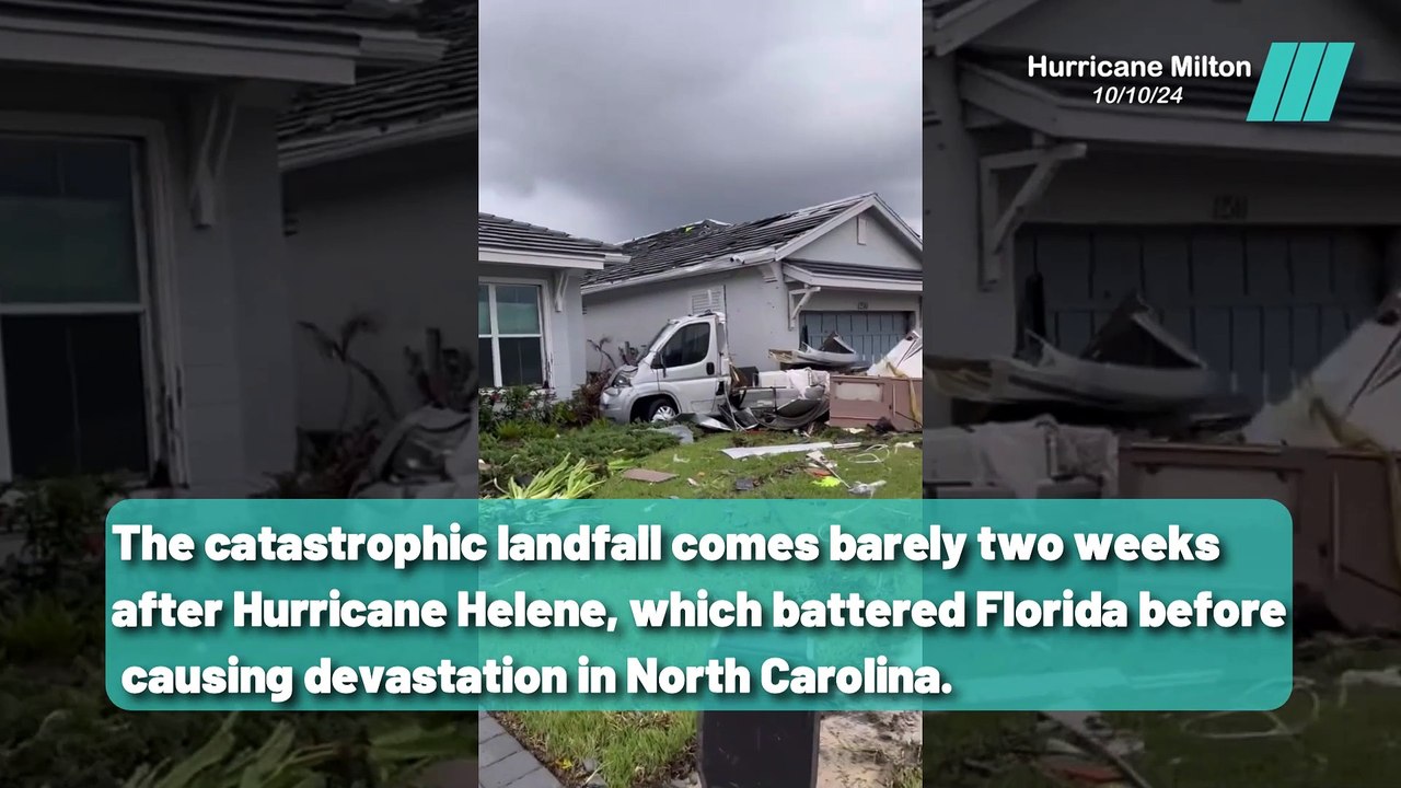 Hurricane Milton Strikes Florida with 120 MPH Winds