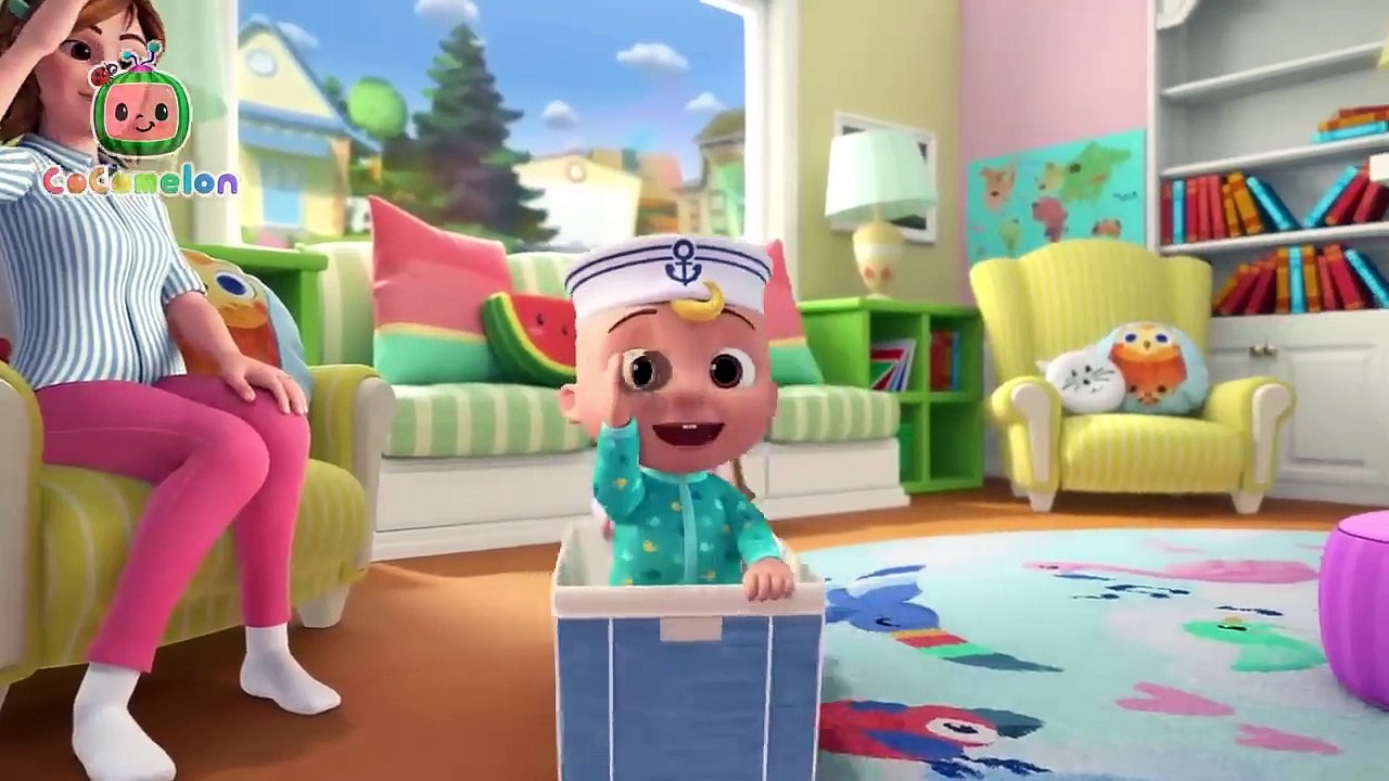 Row Row Row Your Boat (Sea Adventure Edition! ⛵) _ CoComelon Nursery Rhymes _ Kids Songs