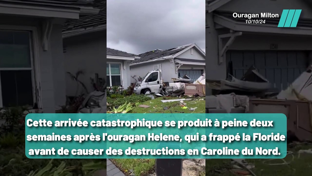 L' Ouragan Milton Frappe la Floride avec des Vents Soufflant à 193 km/h