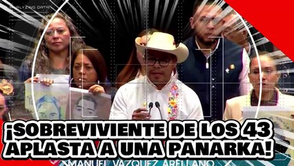 ¡VE! ¡sobreviviente de los 43 aplasta a una panarka por colgarse de la desgracia de Ayotzinapa!