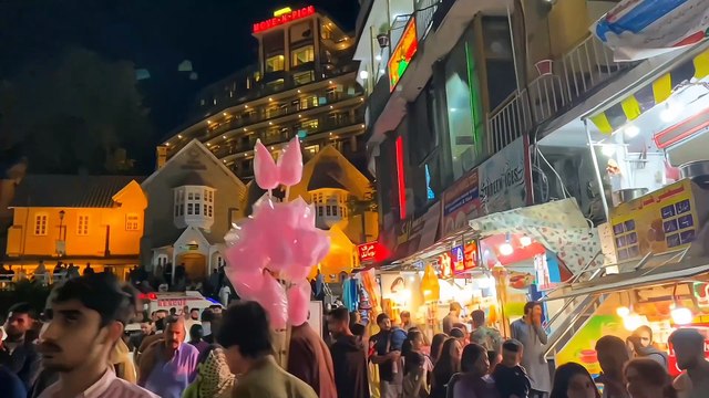Murree Mall Road Night Walk | Explore the Scenic Beauty | Murree Pakistan #murree #pakistan