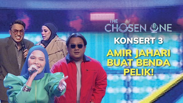 Amir Jahari buat benda pelik atas stage Jihan Haziq terkejut | The Chosen One Musim Ke-2 | Konsert 3