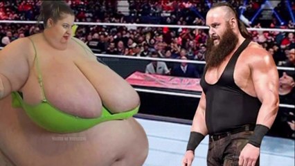 BrownStoman vs Sumo Queen | WWE Main Events Match