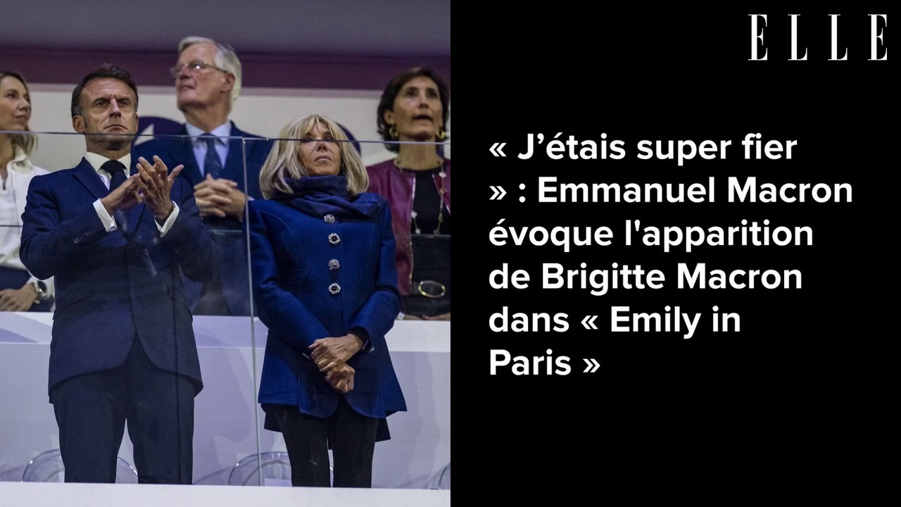« J’étais super fier » : Emmanuel Macron évoque la brève apparition de Brigitte Macron dans la série « Emily in Paris »
