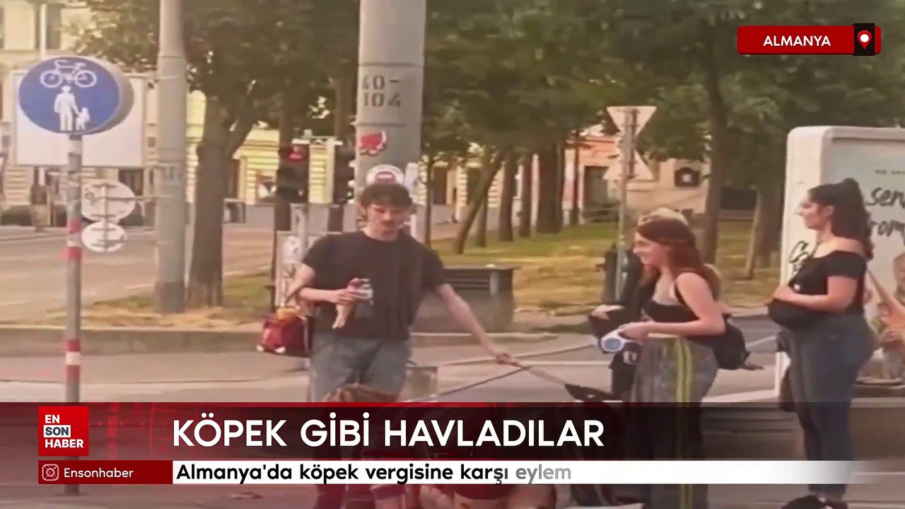 Almanya'da köpek vergisine karşı eylem