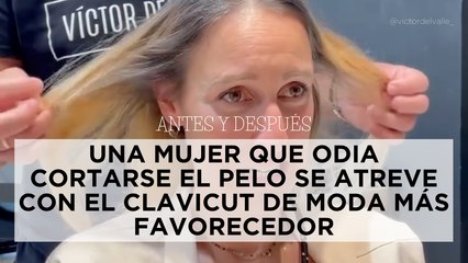 Antes y después: una mujer que odia cortarse el pelo se atreve con el clavicut de moda más favorecedor