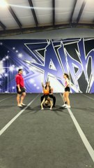 Young cheerleader is working through failure to see success!