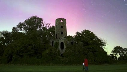 Glorious Northern Lights display over Horndean and Chichester