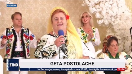 Geta Postolache - Viata este asa de scurta (Cantec din suflet de roman - ETNO TV - 04.10.2024)