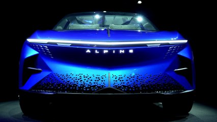 Concept A390_β, la nouvelle silhouette sport fastback d'Alpine (2024)