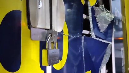 Comércio é alvo de vandalismo em tentativa de furto no Jardim Itália