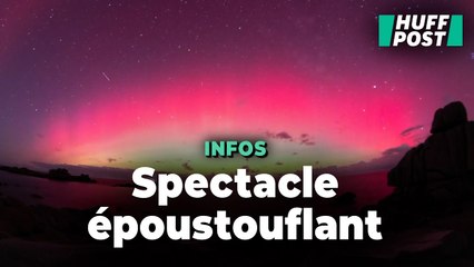 Download Video: Des aurores boréales incroyables ont encore illuminé le ciel en France