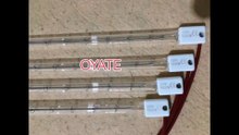 220v 1000w Infrared heating lamps are used to heat plastic films