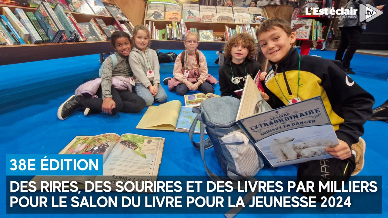 Des rires, des sourires et des livres par milliers pour la 38e édition du Salon du livre pour la jeunesse