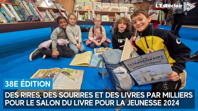 Des rires, des sourires et des livres par milliers pour la 38e édition du Salon du livre pour la jeunesse
