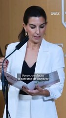 Rocío Monasterio entrega sus actas como diputada de Vox