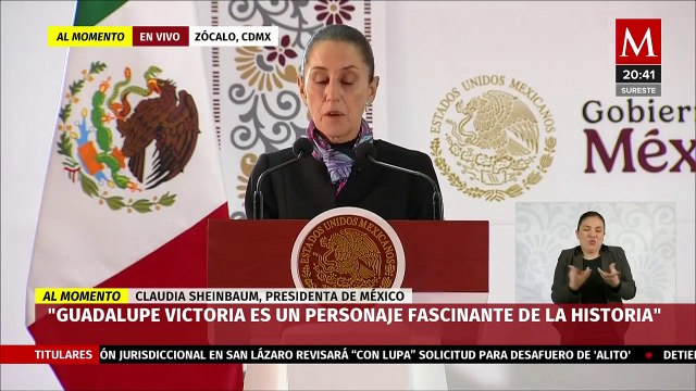 Claudia Sheinbaum festeja el Bicentenario de la República en el Zócalo de la CdMx
