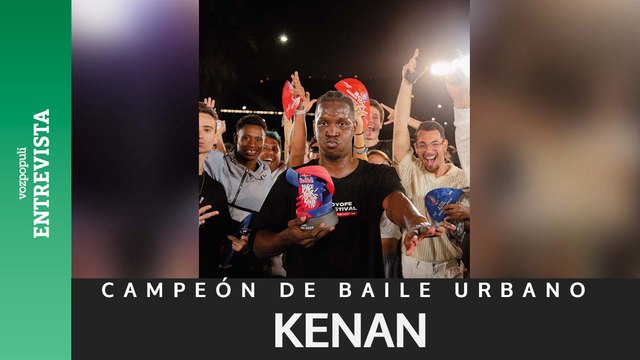 Kenan campeón de baile urbano: Mi estilo está aún en proceso