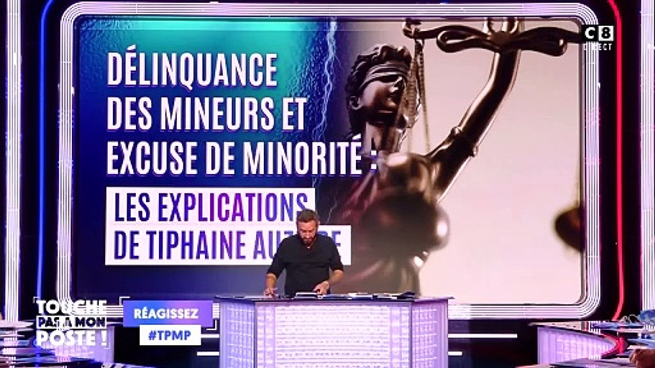 Tiphaine Auzière, nouvelle chroniqueuse de Cyril Hanouna dans "Touche pas à mon poste". C8